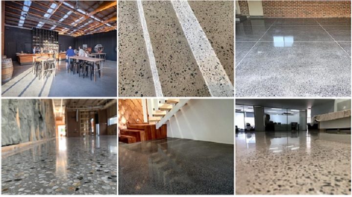 polished concrete floors