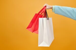 Custom shopping bags